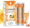 Glowsik Glutathione - 20 Effervescent Tablets for Skin, 600 Mg Glutathione Reduced With Vitamin C | Orange Flavour | Pack of 2
