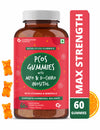 Carbamide Forte PCOS Supplements for Women - Orange Flavour - 60 Veg Gummies