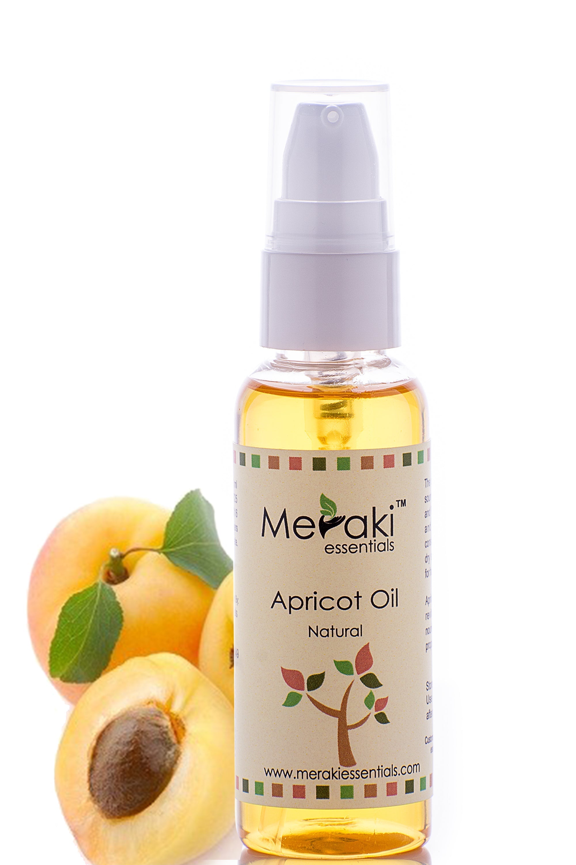 Meraki Essentials Apricot Natural Oil - 50 ml - Organic Wellnesses