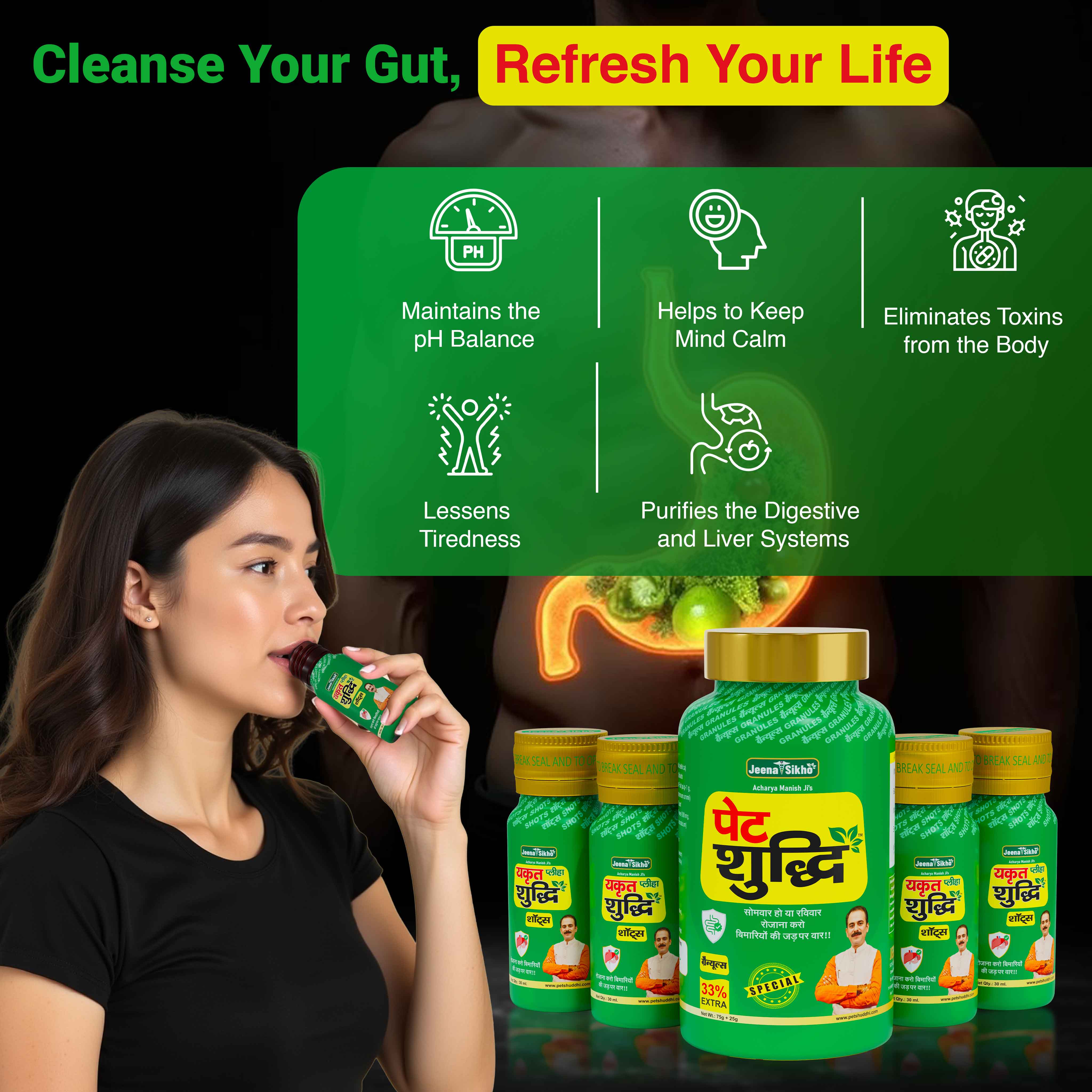 Jeena Sikho Yakrit Pleeha Shuddhi Kit - Organic Wellnesses
