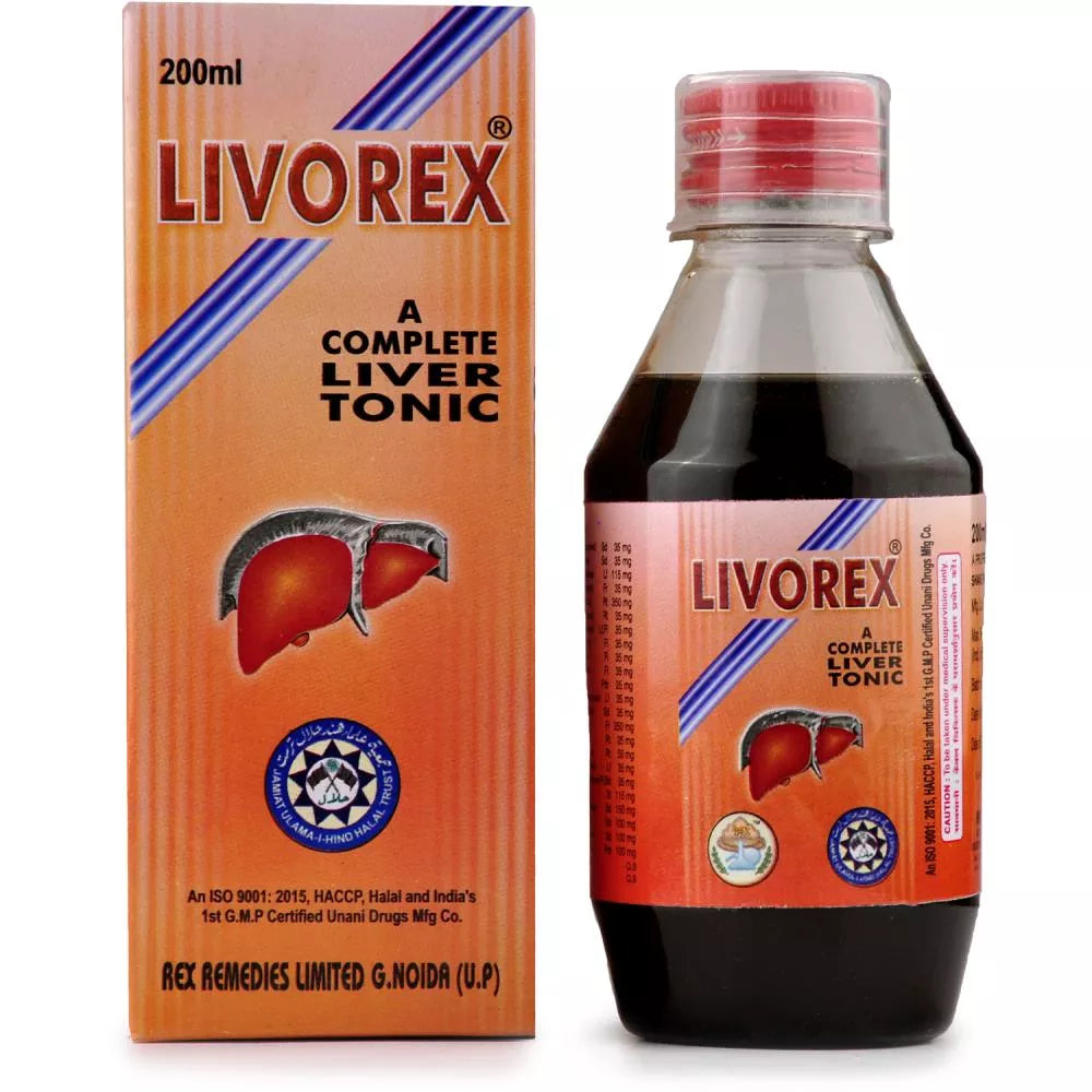 Rex Livorex Syrup - 200 ml - Organic Wellnesses