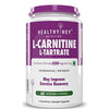 HealthyHey L-Carnitine & L-Tartrate - 60 Vegetable Capsules