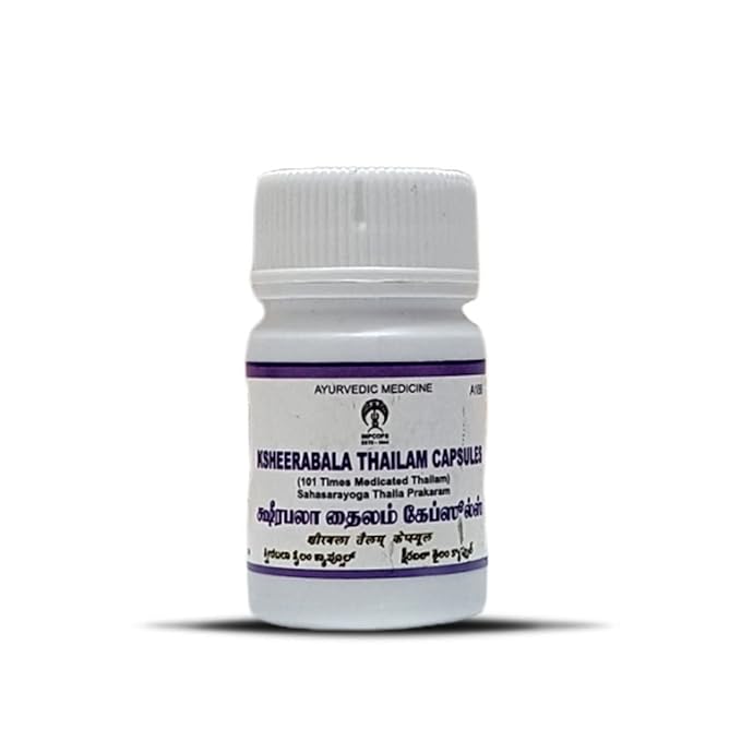 Impcops Ayurveda Ksheerabala (101) Capsules - 30 Caps - Organic Wellnesses