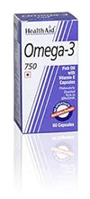 HealthAid Omega- 3 750mg Capsules - 60 Caps