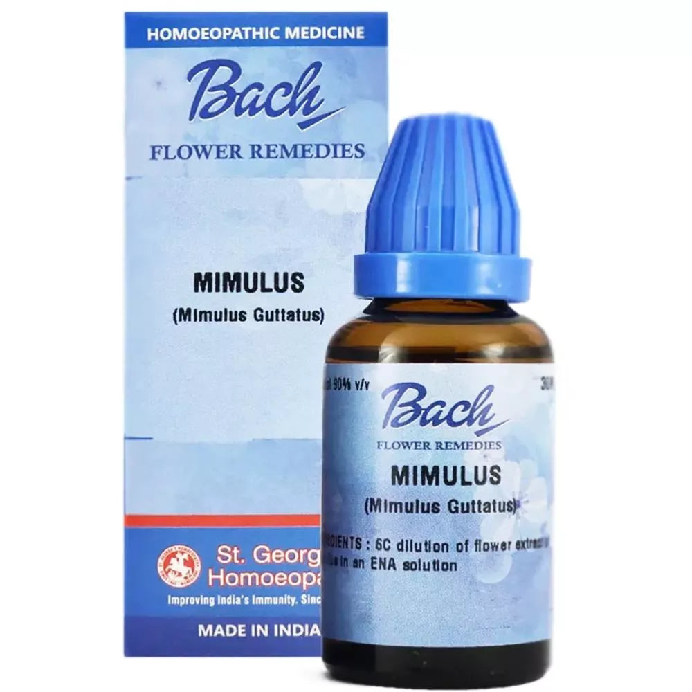 St. George Bach Flower Mimulus - 30 ml - Organic Wellnesses