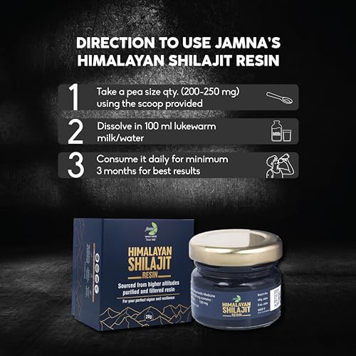 Jamna Herbal Pure Himalayan Shilajit Resin - 20 Gms