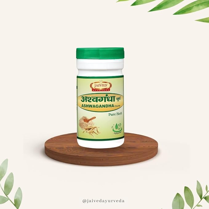 Jaived Ayurveda Ashwagandha Churna | Boosts Immunity, Relieves Stress & Promotes Vitality | 100 Gms | Pack of 2