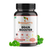 Prasatti Herbal Organic Plant Based Brain Booster Supplement With Ginkgo Biloba & Brahmi Concentration Power - 60 Veg Caps