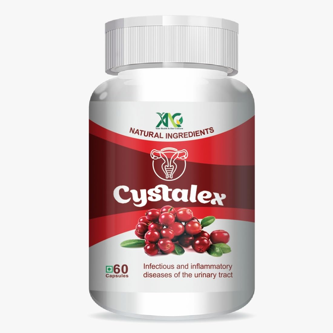 ANC Herbal Cystalex Capsules - 60 caps - Organic Wellnesses