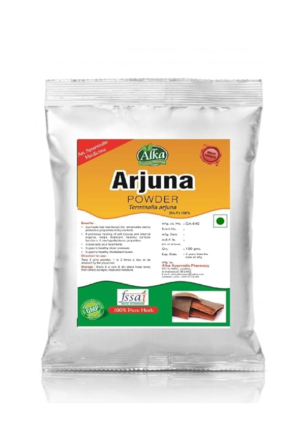 Alka Ayurvedic Arjuna Powder - 100 gms - Organic Wellnesses