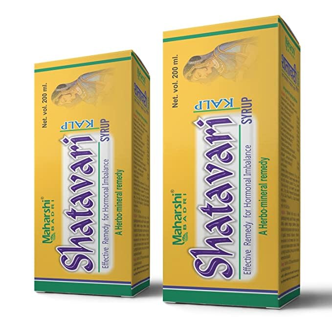 Maharshi Badri Shatavari Kalp Syrup - 200 ml Each (Pack of 2)