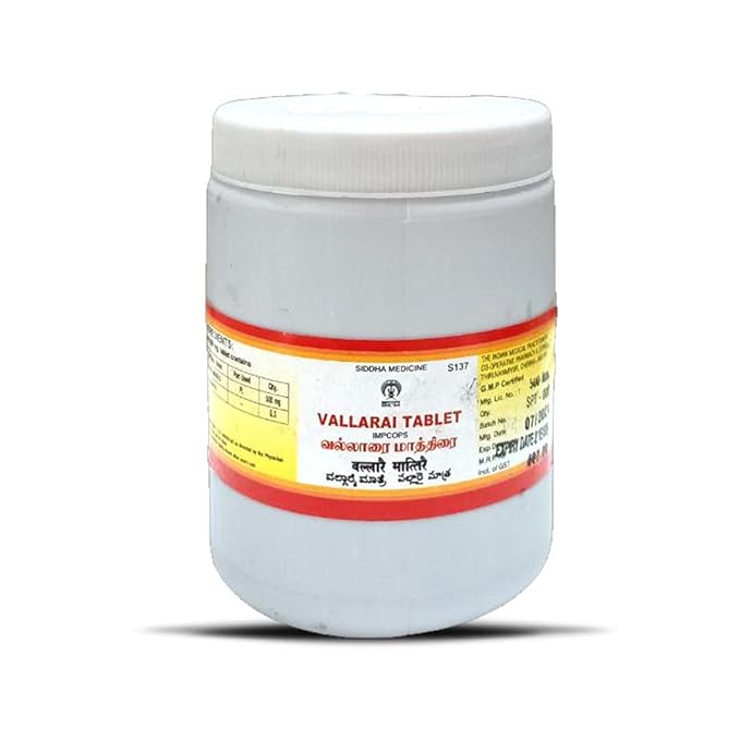 Impcops Ayurveda Vallarai Tablets - 500 Tabs - Organic Wellnesses