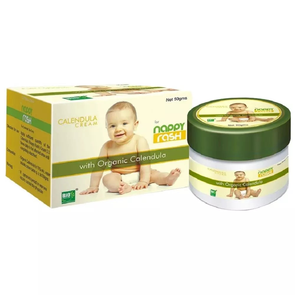 Bio India Calendula Nappy Rash Cream - 50 gm - Organic Wellnesses