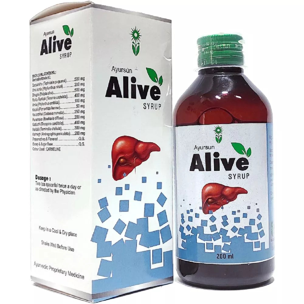 Ayursun Pharma Alive Syrup - 200 ml - Organic Wellnesses
