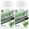 HXN Spirulina Powder With Wheatgrass Powder, Aloe Vera For Metabolism Support, Immunity For Men & Women - 120 Tablets