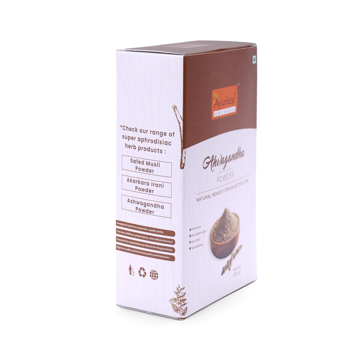Ayurleaf Herbals Ashwagandha Powder - 200 Gms