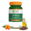 Pure Nutrition Naturals Omega 3-5-6-7-9 1630mg with Seabuckthorn Oil & Flaxseed Oil - 30 tabs