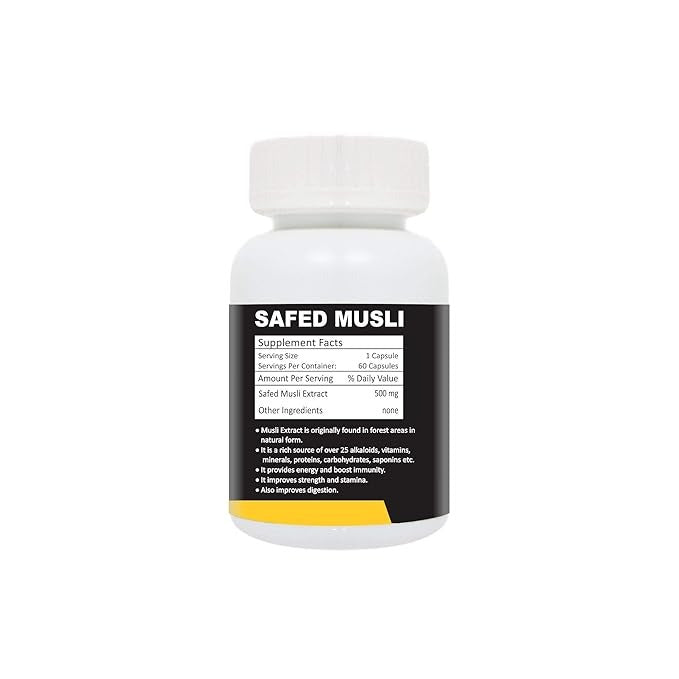 Zindagi Safed Musli Pure Extract Capsules - 60 Cap