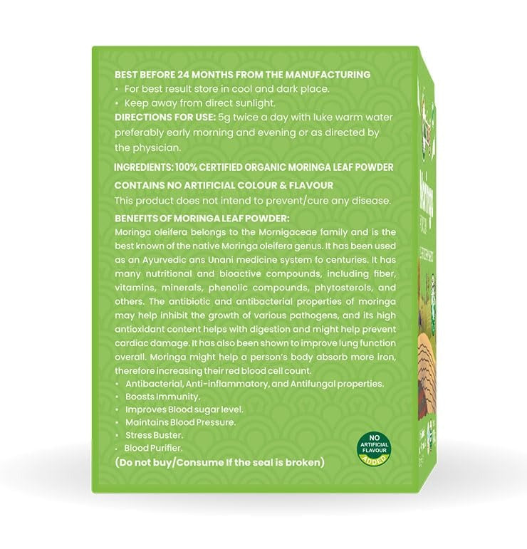 Nutriorg Moringa Powder - 100 gms