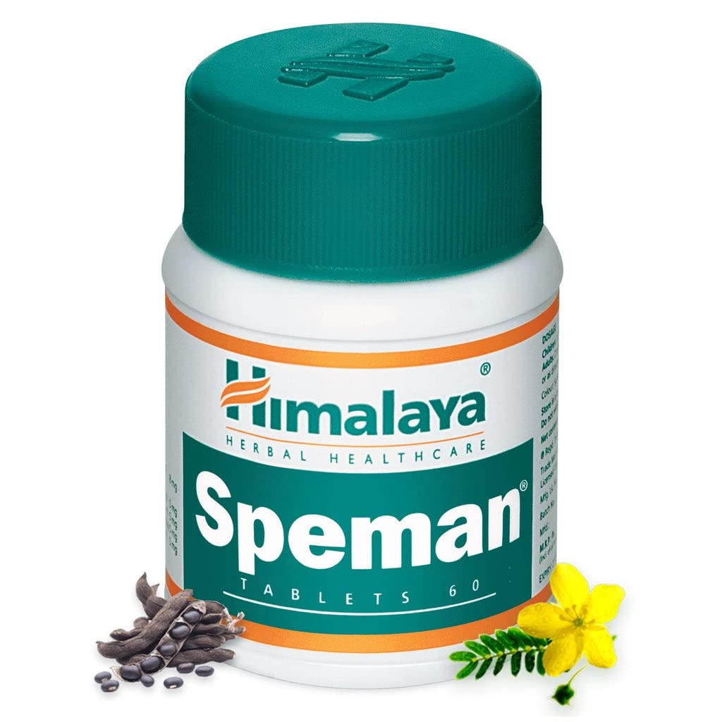 Himalaya Herbals Speman  スペマン　7個セット No② Himalaya Speman Tablets - 60 Tablets - Organic Wellnesses