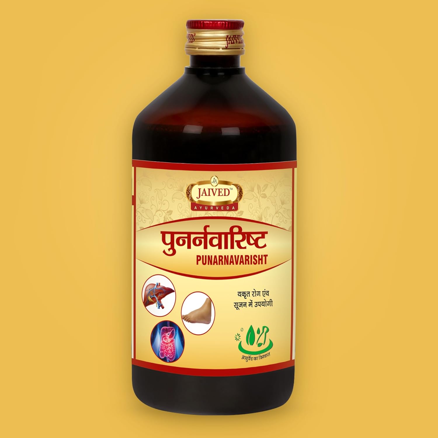 Jaived Ayurveda Punarnavarist | Detox Liver, Reduce Swelling | 650 Ml | Pack of 3