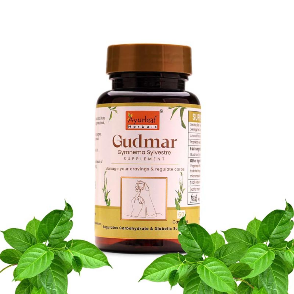 Ayurleaf Herbals Gokshura Tribulus - 500 Mg | Boosts Vitality & Stamina | 60 Caps | Pack of 2