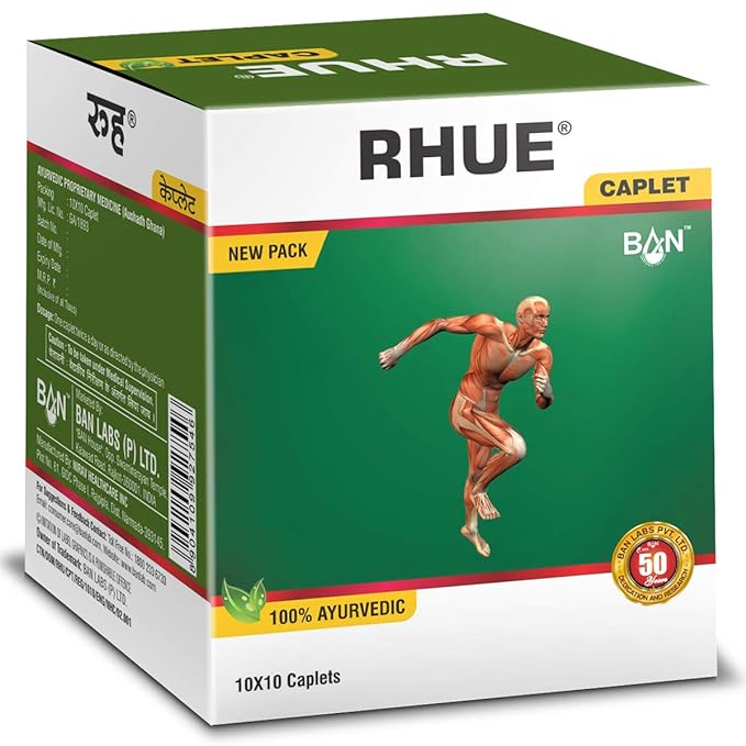 Ban Labs Rhue Caplet - 100 caplets - Organic Wellnesses
