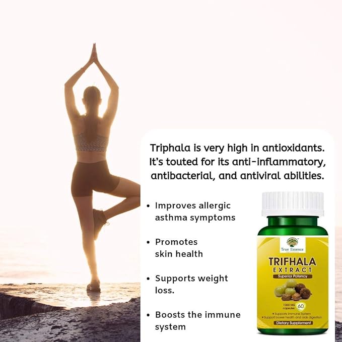 True Essence Research Foundation True Essence Provisions Triphala Extract - 60 caps