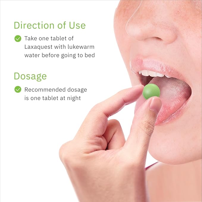 Alchem Life Laxaquest Effective Relief From Recurrent or Chronic Constipation, Gas & Bloating | 10 Caps | Pack of 2