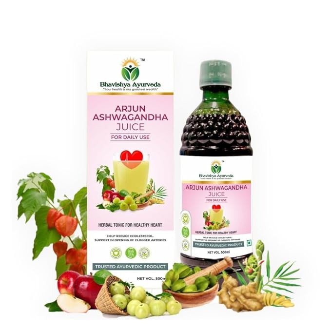 Bhavishya Ayurveda Arjun Ashwagandha Juice - 500 ml