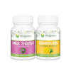 VitaGreen Milk Thistle + Dandelion for Liver Support - 60 capsules + 60 Capsules