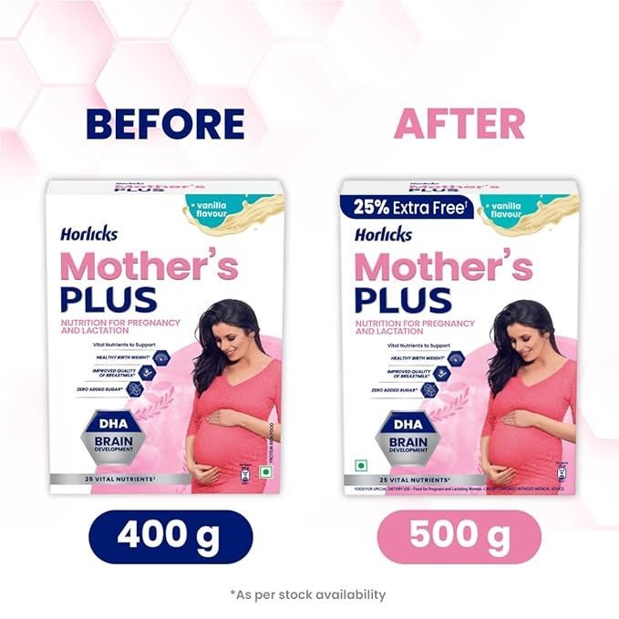 Horlicks Mother's Plus Vanilla Health Drink - 400 gms