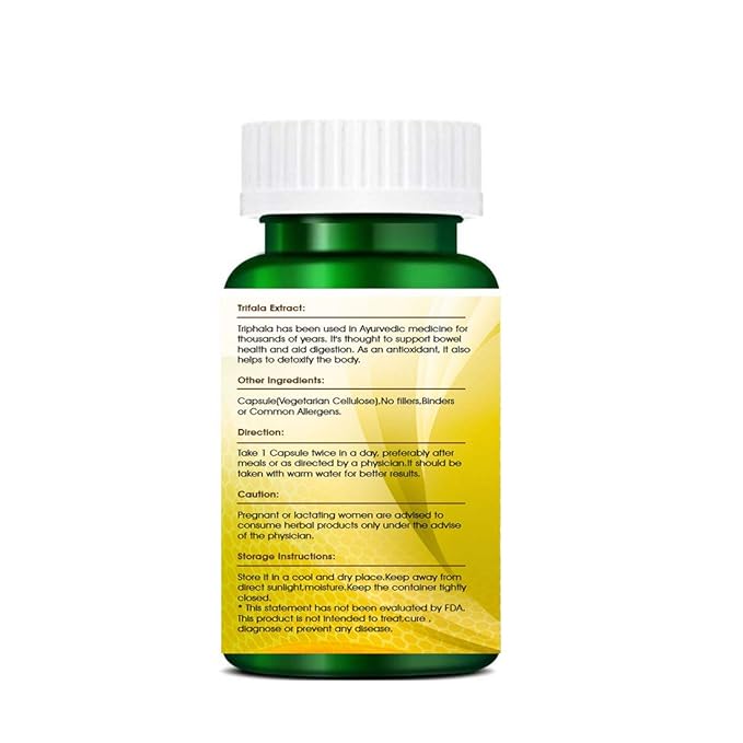 True Essence Research Foundation True Essence Provisions Triphala Extract - 60 caps