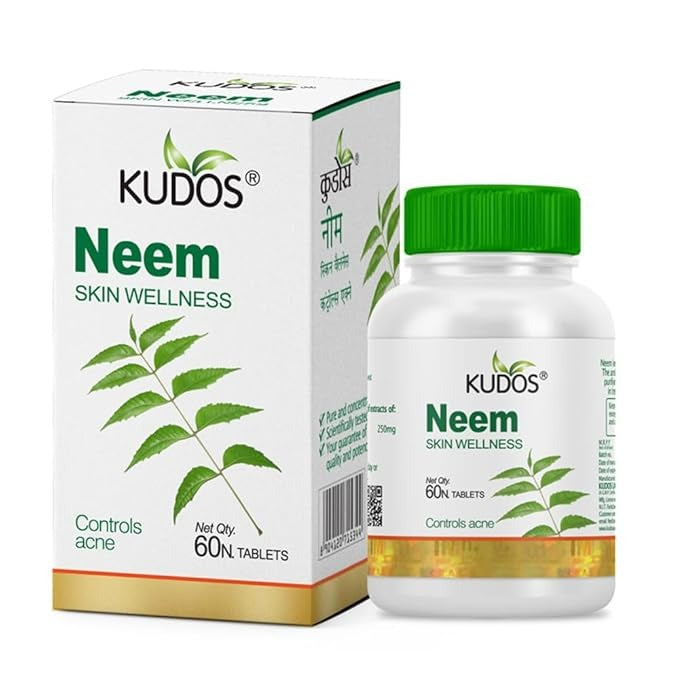Kudos Neem Tablets Skin Wellness - 60 Tablets