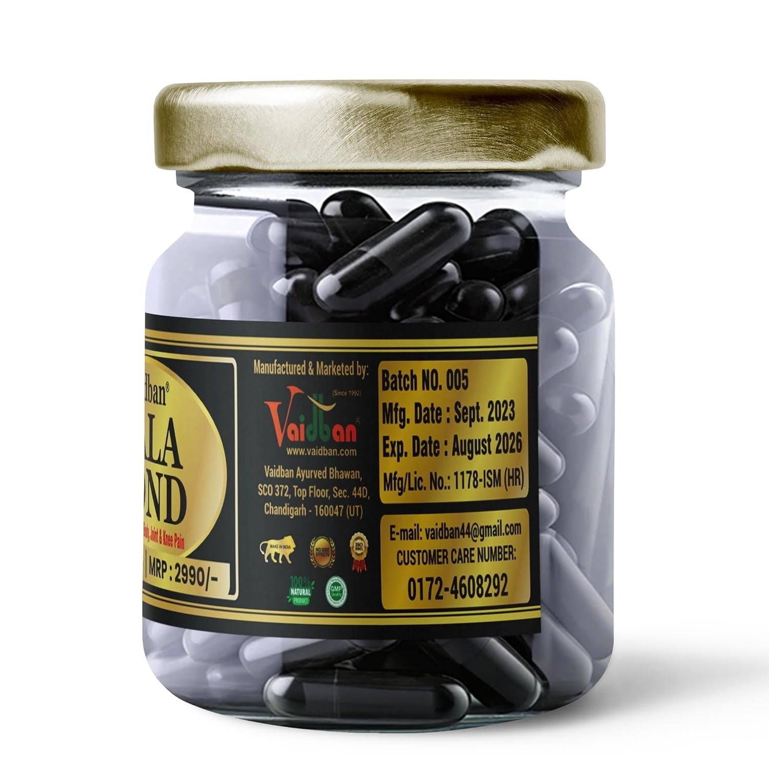Vaidban Kala Gond Capsule - 30 Capsules