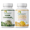 Grenera Neem and Turmeric Capsules Combo