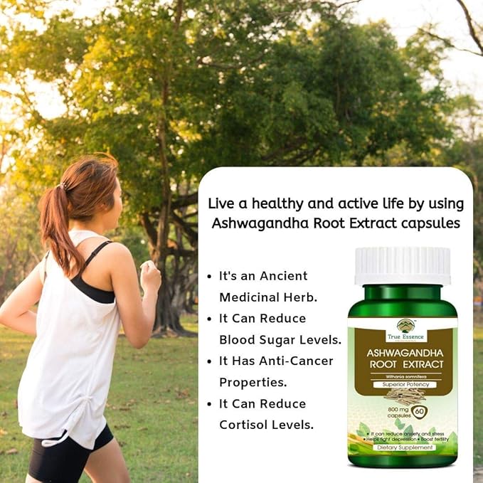 True Essence Research Foundation True Essence Provisions Ashwagandha Root Extract - 60 caps