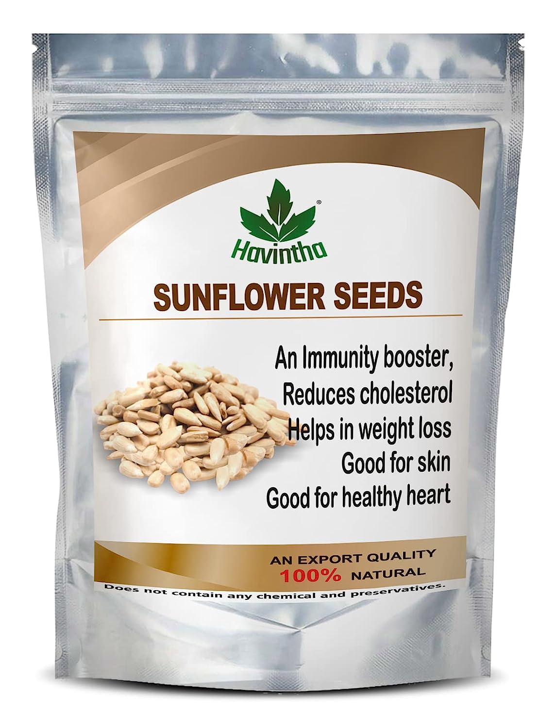 Havintha Natural Sunflower Seed - 227 gms - Organic Wellnesses
