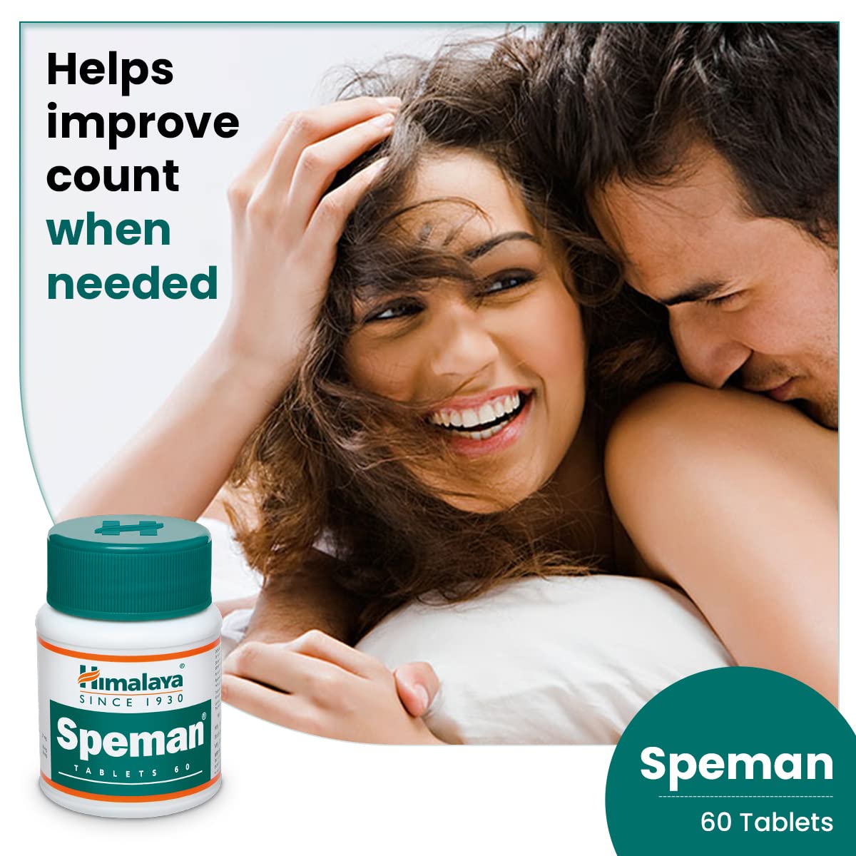 Himalaya Speman Tablets - 60 Tablets - Organic Wellnesses
