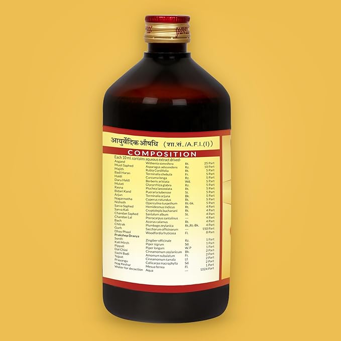 Jaived Ayurveda Ashwagandharist | Reduces Stress, Boosts Energy & Supports Immune Health - 450 Ml