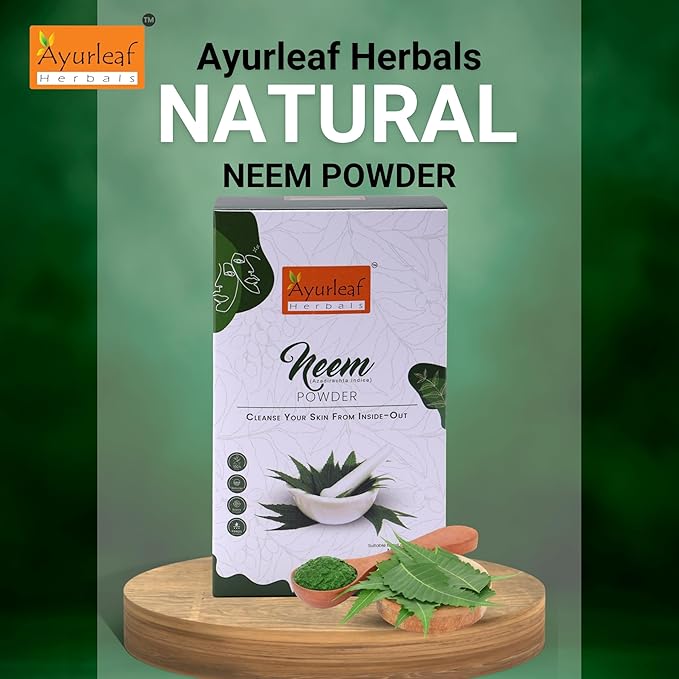 Ayurleaf Herbals Neem Powder for Eating & Drinking Leaves Diabetes - 200 Gms