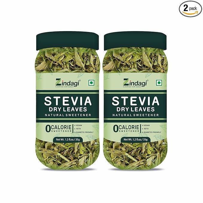 Zindagi Natural Sugarfree  Natural Stevia Dry Leaves - 35gm (Pack of 2)