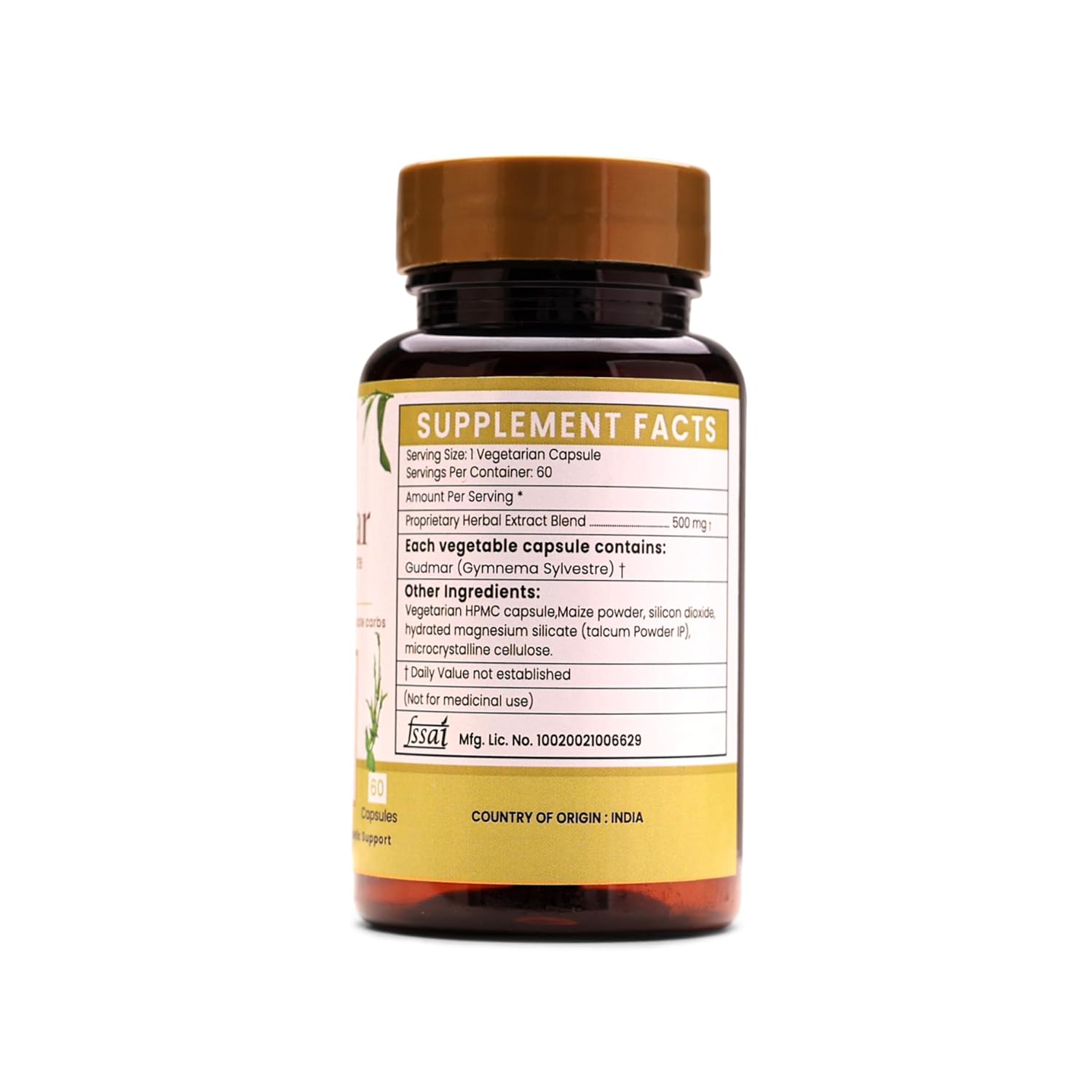 Ayurleaf Herbals Gokshura Tribulus - 500 Mg | Boosts Vitality & Stamina | 60 Caps | Pack of 2