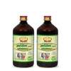 Jaived Ayurveda Arshroga Asav - 450 ml (Pack of 2)