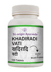 Tri-Origin Ayurveda Khadiradi Vati - 100 Tabs