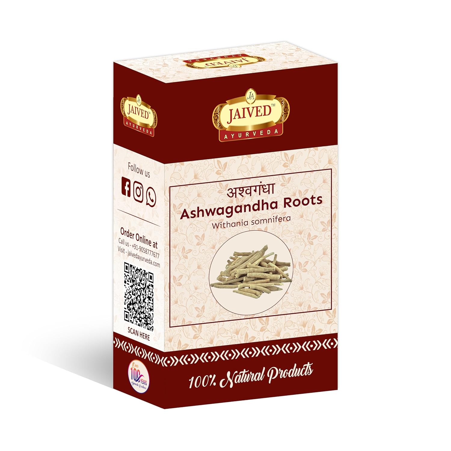 Jaived Ayurveda Ashwagandha - 100 Gms