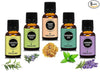 Earth N Pure Lavender, Rosemary, Frankincense, Peppermint & Eucalyptus Essential Oils Combo( 15 ml each)