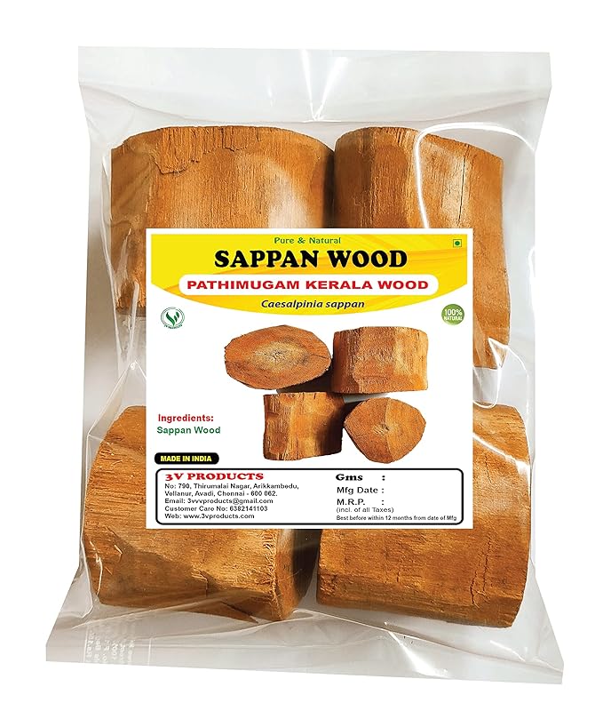 3V Products Sappan Wood - 1 Piece - 6-7 cm Round Shaped & 6-7 cm Thick ...