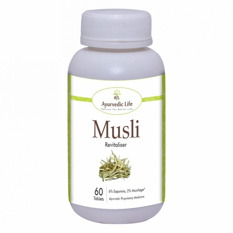 Ayurvedic Life Safed musli tablet – Men’s health – 60 tablet Pack of 2 ...