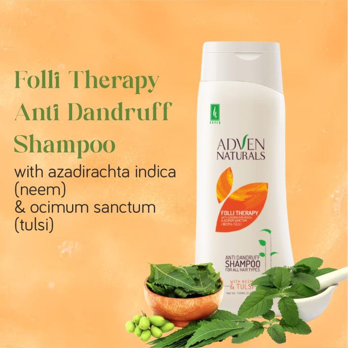 Adven Folli Therapy Anti Dandruff Shampoo - Organic Wellnesses